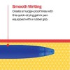 School Smart Retractable Hybrid Gel and Ink Pens, Blue, Pack of 12 - 4 of 4