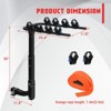 2/4 Bike Rack Hitch Mount for Cars,Foldable Bicycle Car Racks with Hitch Tightener and Straps,Bike Carrier Rack Hitch for SUV - 2 of 4