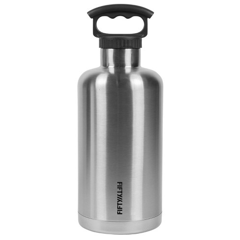 FIFTY/FIFTY 34oz Stainless Steel with PP Lid Bottle with 3 Finger Cap  Periwinkle