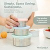 WeeSprout Stainless Steel Food Storage Containers, Leakproof Silicone Lids, BPA-Free - Set of 3 (4oz, 8 oz, 12 oz) - 4 of 4