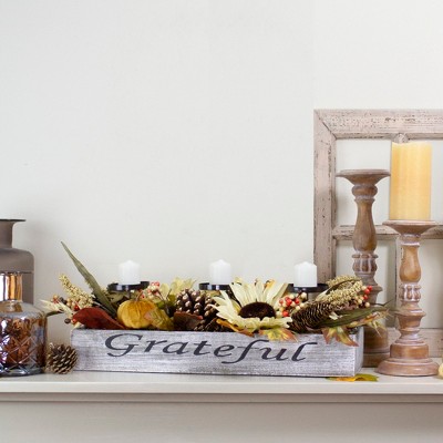 Northlight Sunflower Candle Holder Centerpiece - Thumbnail 5