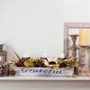 Northlight Autumn Sunflower "Grateful" Triple Candle Holder Centerpiece - 30" - 2 of 4