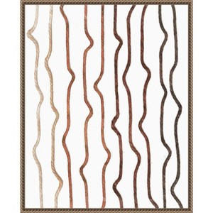 Amanti Art Jagged Flow II by Alonzo Saunders Framed Canvas Wall Art - 1 of 4
