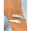Yoga Bracelets, Engraved Bracelets Inhale the future exhale the past- The Om Symbol  9 Inches in Silver or Gold - 3 of 4