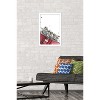 Trends International Snowtap - Snow Leopard Reading Framed Wall Poster Prints - 2 of 4