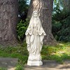 Northlight 28" Standing Religious Virgin Mary Outdoor Patio Garden Statue - Ivory - 2 of 4