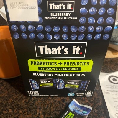That's It Probiotic Minis Blueberry - 10ct/7oz : Target