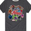 Boys' - Marvel - Avengers Stickers Style Short Sleeve Graphic T-Shirt - 2 of 4