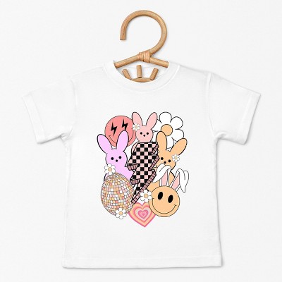 The Juniper Shop Retro Easter Collage Toddler Short Sleeve Tee