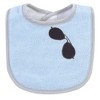Hudson Baby Infant Boy Cotton Terry Bib and Burp Cloth Set 5pk, Voted Most Handsome, One Size - 2 of 4