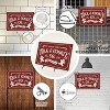 Lomsoe Christmas Metal Signs Red Milk Cookies Co Tin Sign Vintage Print Art Poster Ornaments Wall Decor Xmas Novelty Gift 8X12 Inch - 3 of 4
