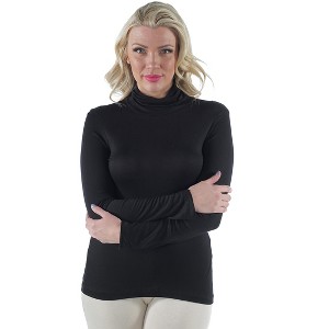 Plus Classic Long Sleeve T0p  - 24seven Comfort Apparel™ - 1 of 4