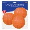 Beistle Lace Paper Lanterns, 8", (3/Pkg) - 3 of 4