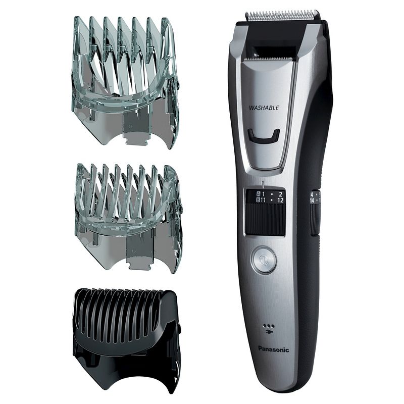 Panasonic Men&#39;s All-in-One Rechargeable Facial Beard Trimmer and Total Body Hair Groomer - ES-GB80-S, 3 of 14
