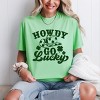Simply Sage Market Howdy Go Lucky Clovers Garment Dyed Tee - 2 of 4