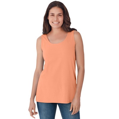 Woman Within Women's Plus Size Scoopneck Tank