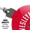 Wesleyan University Cardinals Logo Acrylic Christmas Tree Holiday Ornament - 4 of 4