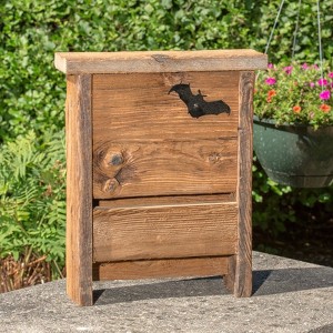 Brookside Woodworks Amish Made Upcycled Mushroom Wood Bat House - 1 of 2