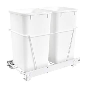 CLEAR TIP OUT BIN STANDS, White, Mobile Double Sided, No. Cups: 76, Size W  x D x H: 23-5/8 x 14-5/8 x 48, Total Tip Out Bins Included: 2 HQTB302, 2  HQTB303, 2 HQTB304, 2 HQTB305, 2 HQTB306, 4 HQTB309