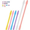 JDICTION 6-PCS Reusable Silicone Stir Sticks, Epoxy Resin Paint Mixing Tools For Glitter Tumblers DIY Crafts In 6 Colors - 4 of 4
