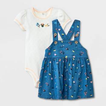 Baby Girls' Disney Minnie Mouse Skirtall Set - Blue
