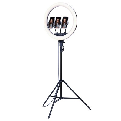 LuMee Studio RGB Ring Light with TriPod Stand Included
