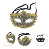 Unique Bargains Pointed Head Dragon-Design Half Face Party Mask 1 Pc - 3 of 4