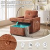 MOONMISS chenille lazy  recliner  with storage backrest and cell phone bracket  for living room bedroom small householdop Arcade Games - 3 of 4