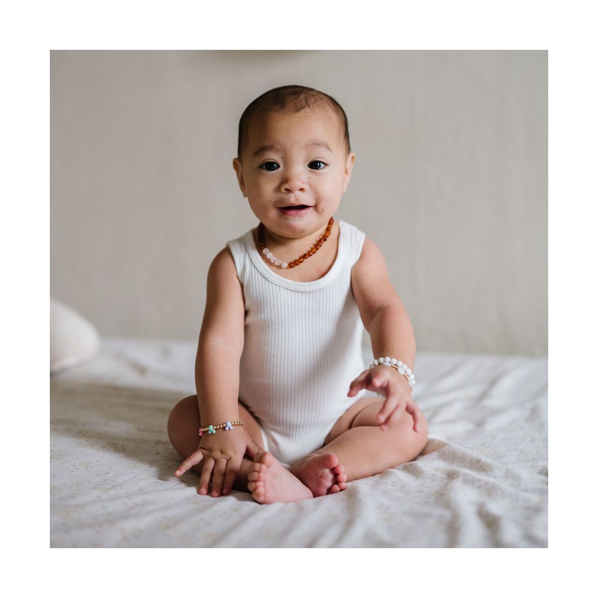 Ely's & Co. Baby Cotton Ribbed Undershirts-Bodysuits - 3 Pack - thumbnail 5
