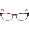 John Varvatos V355-RED WOOD Designer Reading Glasses Brown Tortoise Marble 51 mm - 2 of 4