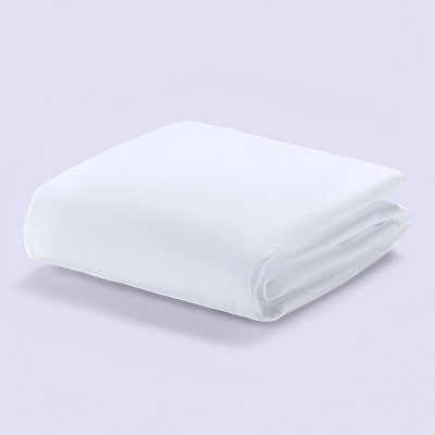 Purple Waterproof Mattress Protector Deep Pocket, Stain-Resistant, Comfort-First Design, Fits 15.5"-20" Mattresses, White, King