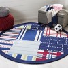 Safavieh Kids SFK318 Hand Tufted Indoor Rug - Safavieh - 2 of 4