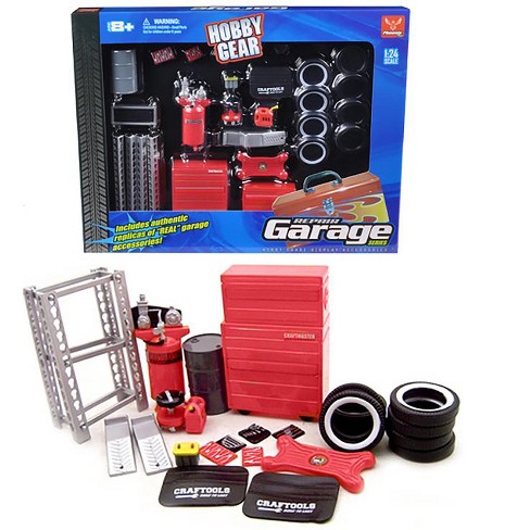 Repair Garage Accessories Tool Set For 1/24 Scale Models By