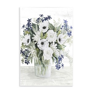 Stupell Industries Mixed White Anemone Vase, 13" x 19" - 1 of 4
