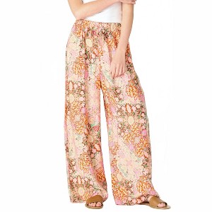 Women's Wide Leg Flowy Pants - Dex - 1 of 4