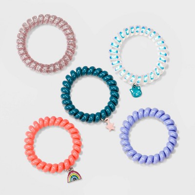 Girls' 5pc Phone Cord with Charms Bracelet Set - Cat & Jack™