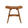 18" Serenity ED963 Wide Adjustable Teak Shower Bench - EcoDecors - 2 of 4