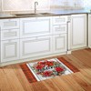 Briarwood Lane Christmas Doormat 30x18 Indoor Outdoor Holiday Poinsettia Wreath For Christmas Doormat - 4 of 4