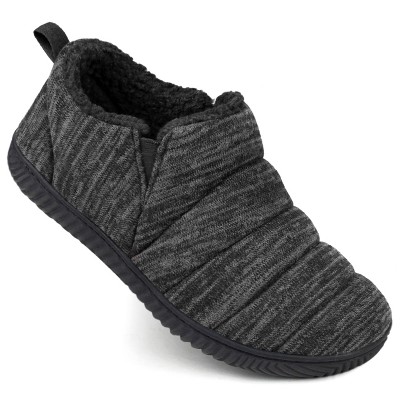 RockDove Men's Damien Quilted Faux Fur Lined Bootie Slipper.