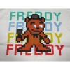 Five Nights at Freddy's Pixelated Freddy Bear Youth White Graphic Tee - 2 of 2