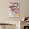 Art Remedy Doll Memories - Secret Green Floral Colorful Pastel Abstracts Framed - 2 of 4