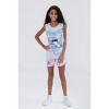 Disney Princess Moana Belle Minnie Mouse Nightmare Before Christmas Tank Top and French Terry Shorts Toddler to Big Kid - 2 of 4