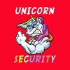 Women's Design By Humans Halloween Dad Mom Daughter Adult Costume - Unicorn Security By MINHMINH Racerback Tank Top - 2 of 3