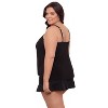 Aqua Green Women's Keyhole Tankini w/ Hardware - 2 of 3