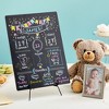 Blue Panda Monthly Baby Milestone Chalkboard, First Year Boy and Girl Age Tracking Growth Sign (11.6 x 15.6 In) - 4 of 4