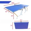 VisioGear Game Table, Foldable Tennis Table, Portable Ping Pong Table Set for Indoor Outdoor - 3 of 4