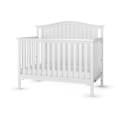 Child Craft Hampton Arch 4-in-1 Convertible Crib, Converts to Day Bed, Toddler Bed and Full Size Bed, 3 Mattress Positions, Baby Safe Finish