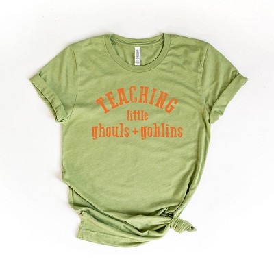 Simply Sage Market Women's Teaching Little Ghouls And Goblins Short Sleeve Graphic Tee