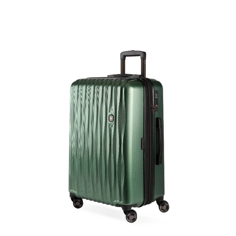  SWISSGEAR Energie Hardside Medium Checked Spinner Suitcase, 2 of 13
