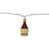 Northlight Grapes and Wine Bottles Patio Light Set - 7.5' White Wire - 10ct - 4 of 4